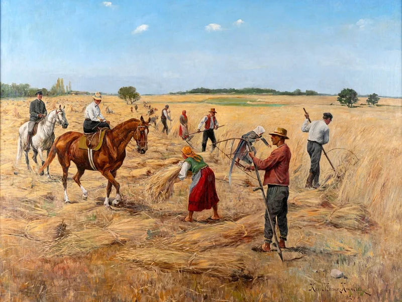 1869-Karol Wierusz-Kowalski - Raccolto